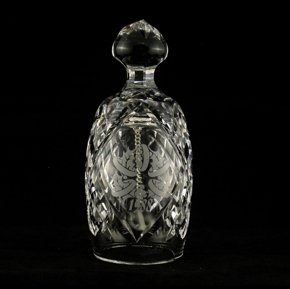 Waterford Crystal 12 Days of Christmas Bell 1988 Collection Five Golden Rings - Picture 4 of 7